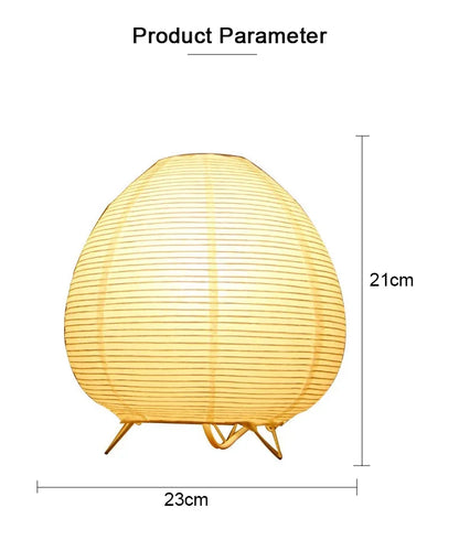 Japanese Lantern Led Table Lamp Living Room Bedroom Bedside Rice Paper Lights Study Homestay Art Creative Decor Table Lights