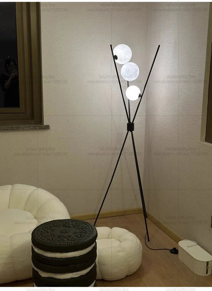 Ball Floor Lamp Living Room Lighting Designer Bedroom Sofa Environment Lamp Internet Celebrity Creative Floor Lamp Desktop Desk