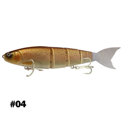 Swimbait Lure Jointed Floating Glide Giant Bait For Big Bass Catfish Musky Walleye Hard Lure GiantBait Balam245 Lure Fishing