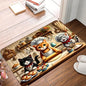 Kitten Cute Cat Kitchen Doormat Floor Mat Rug Carpet for Entryway Kitchen Anti-slip  Home Decor Accessory Halloween Gift