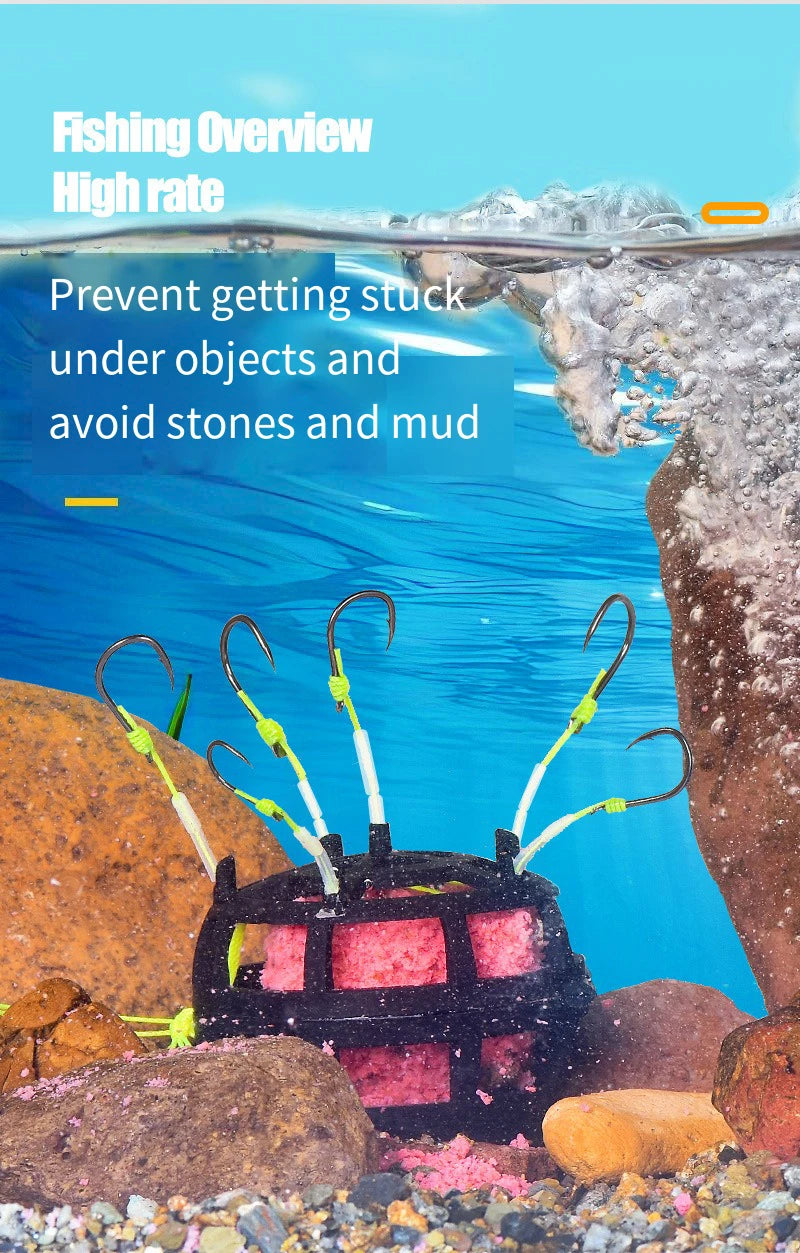 Fishing Hooks Catfish Rig Saltwater Fishing Hooks for All Skill Levels Fishing Tools Parts Honeycomb Tackle Tools