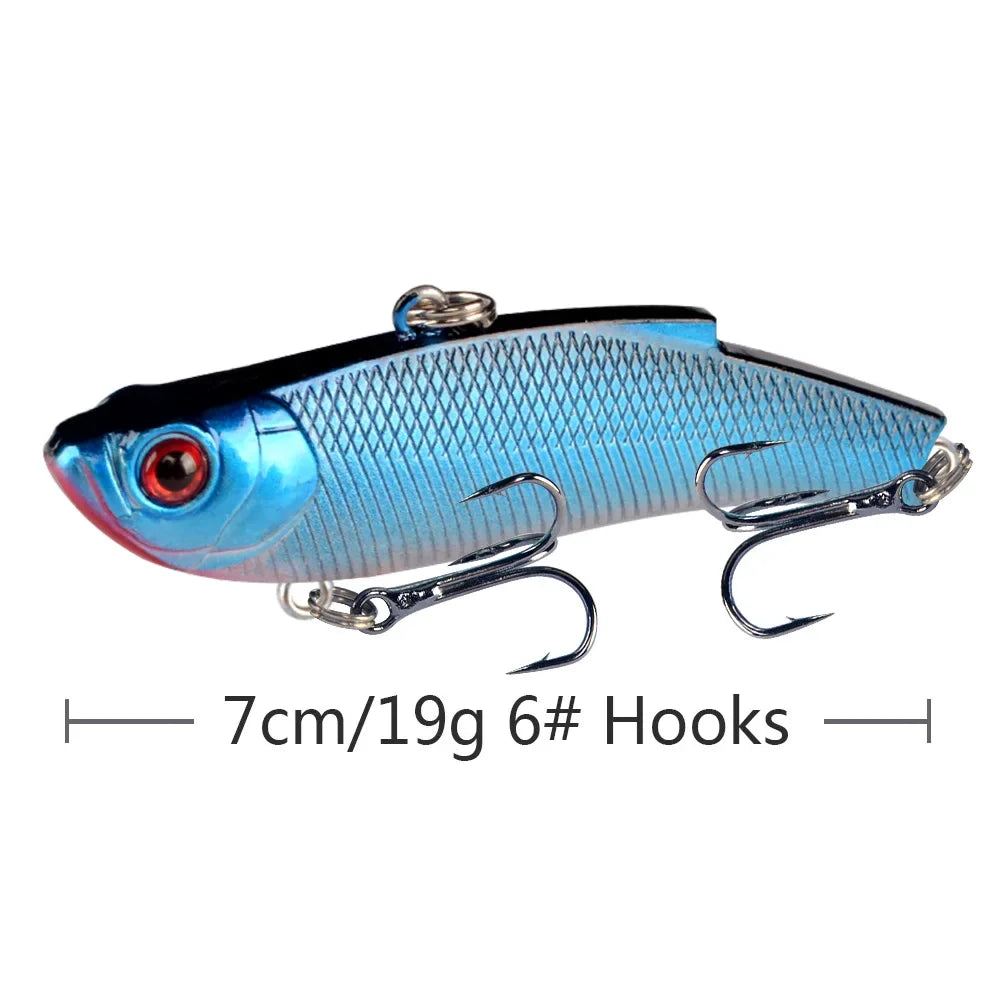 1pcs Fishing Lures 7cm 19g VIB Bait Artificial Make 5 Colors Available Bass Crankbait Wobblers Fishing Tackle Pesca.