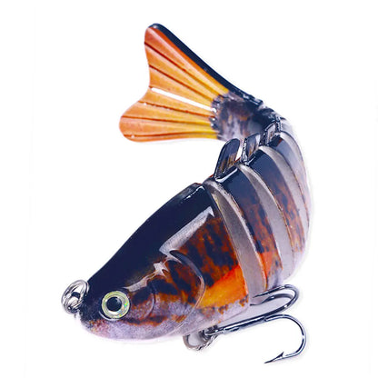 10cm 15g 7-segement Swimbait Pike Wobblers Crankbait Fishing Lure Multi Jointed Hard Bait Musky Sinking Isca Artificia
