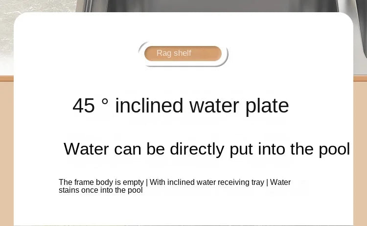 Kitchen Shelf Cleaning Cloth Storage Draining Rack Household Detergent Sponge Rack Water Sink Water Sink Water Sink Artifact