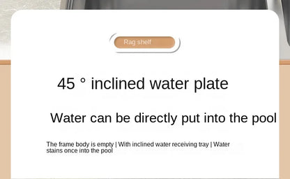 Kitchen Shelf Cleaning Cloth Storage Draining Rack Household Detergent Sponge Rack Water Sink Water Sink Water Sink Artifact