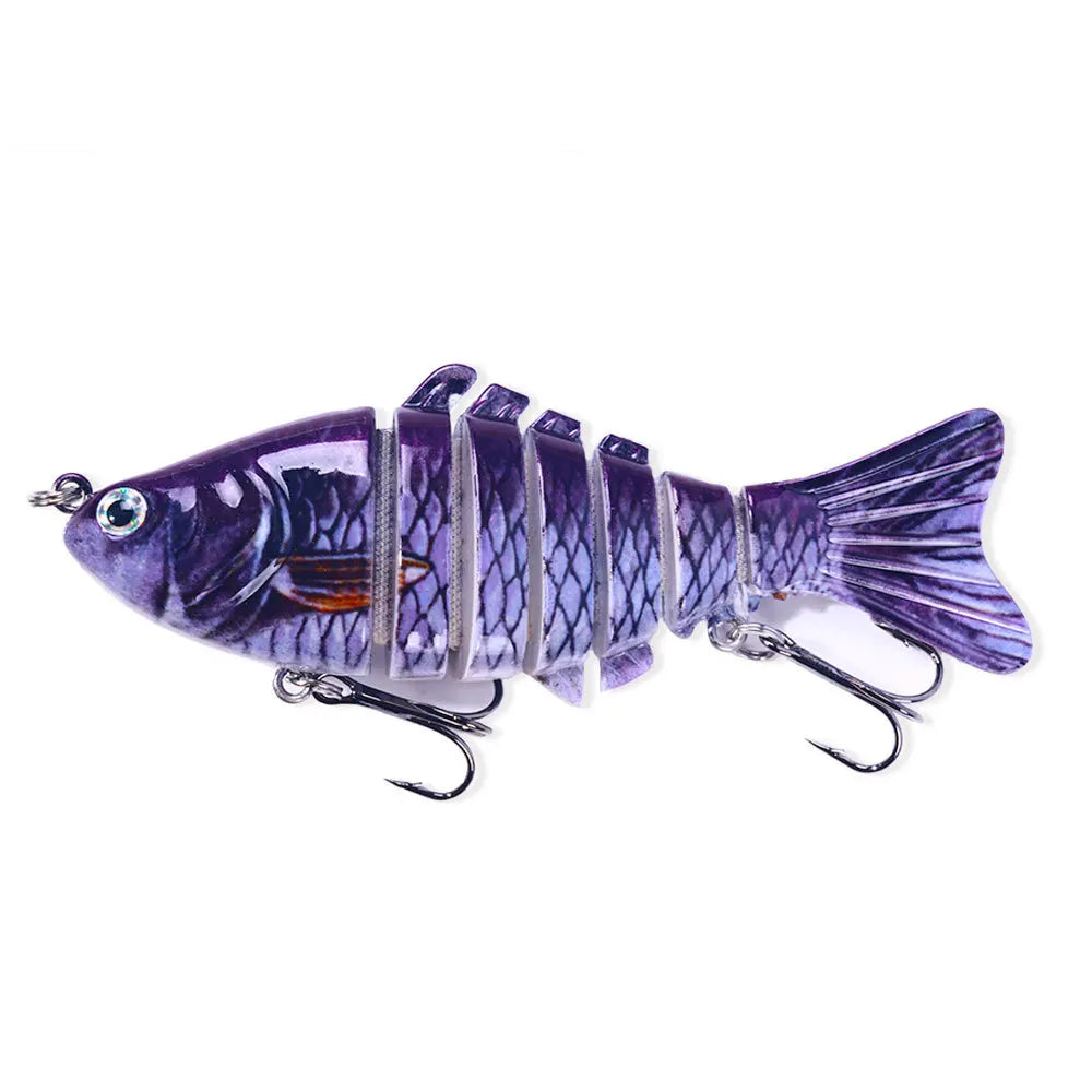 10cm 15g 7-segement Swimbait Pike Wobblers Crankbait Fishing Lure Multi Jointed Hard Bait Musky Sinking Isca Artificia