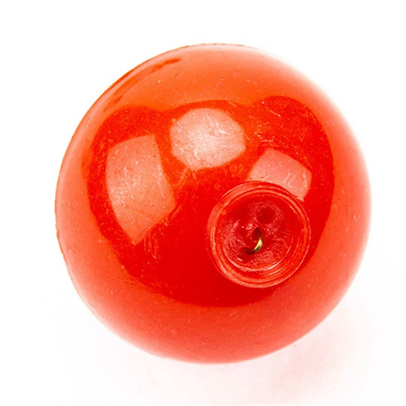 HOES-150Pcs Fishing Bobbers 1 Inch,Push Button Snap-On Fishing Floats Bobber Red And White,Fishing Float And Bobbers