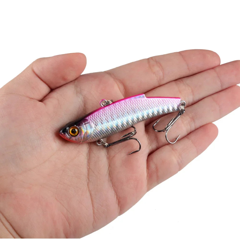 1pcs Fishing Lures 7cm 19g VIB Bait Artificial Make 5 Colors Available Bass Crankbait Wobblers Fishing Tackle Pesca.