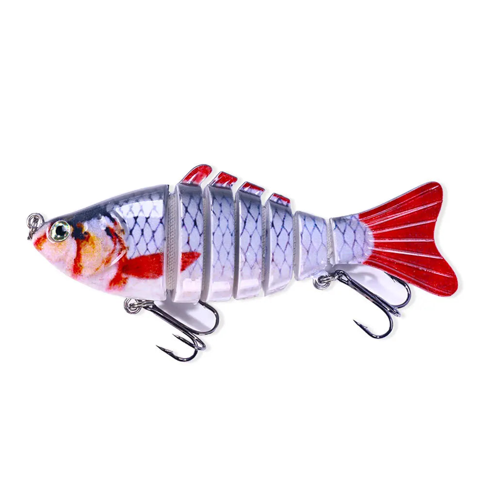 10cm 15g 7-segement Swimbait Pike Wobblers Crankbait Fishing Lure Multi Jointed Hard Bait Musky Sinking Isca Artificia