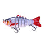 10cm 15g 7-segement Swimbait Pike Wobblers Crankbait Fishing Lure Multi Jointed Hard Bait Musky Sinking Isca Artificia