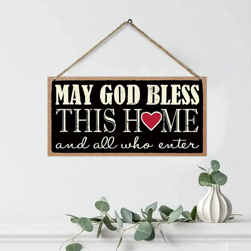 Decorative Hanging Door Signs Home Decor Hanging Wooden Hanging Signs Square Wooden Hanging Signs Living Room Bedroom Door Signs