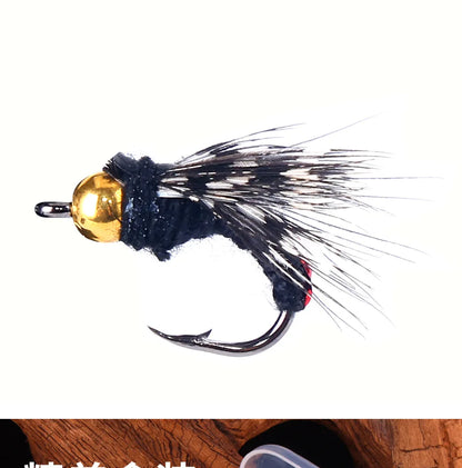 1pcs/5pcs/10pcs Sinking Wet Fly Fishing Lures Artificial Insects Hook Mosquito Micro Fly Flies Bait Bass Trout Lures Tackle