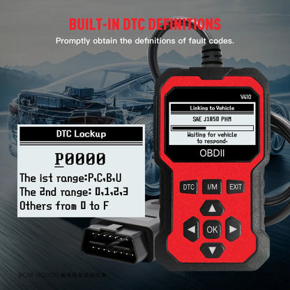 Enhanced Universal Obd Ii Scanner Car Engine Fault Code Reader Can Diagnostic Scan Tool, Read and Clear Error Codes for 1996