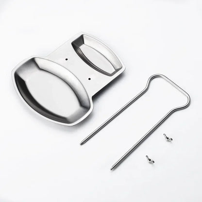 Kitchen Tools Tray Storage Rack, Plate and Cupboard Tableware Drying Shelf, Stainless Steel, for Dishes and Bookshelf