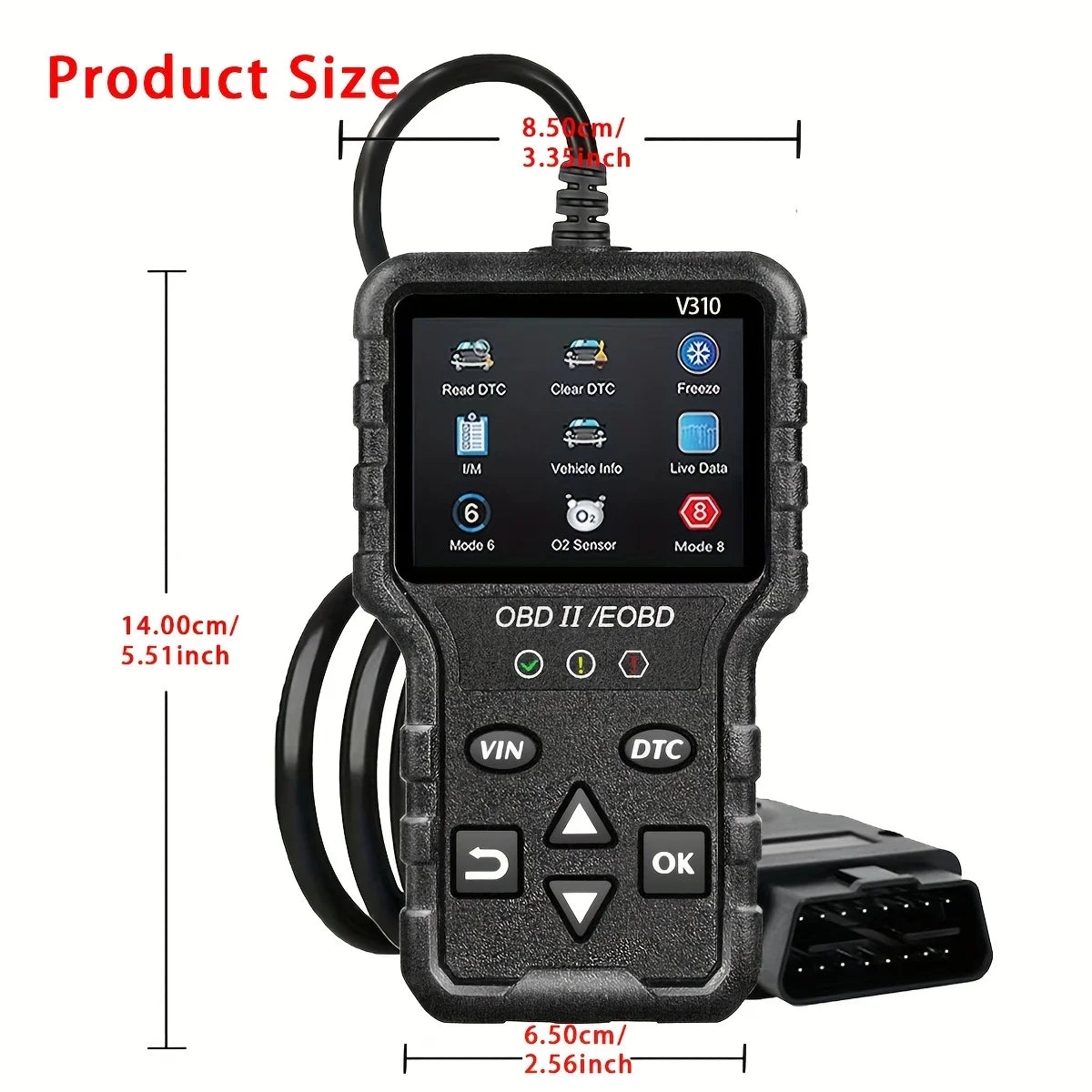 Car Voltage Tester Engine Fault Code Reader Car Obd2 V310 Scanner Diagnostic Tool Can Charging Tester Diagnostic Tool Suitable