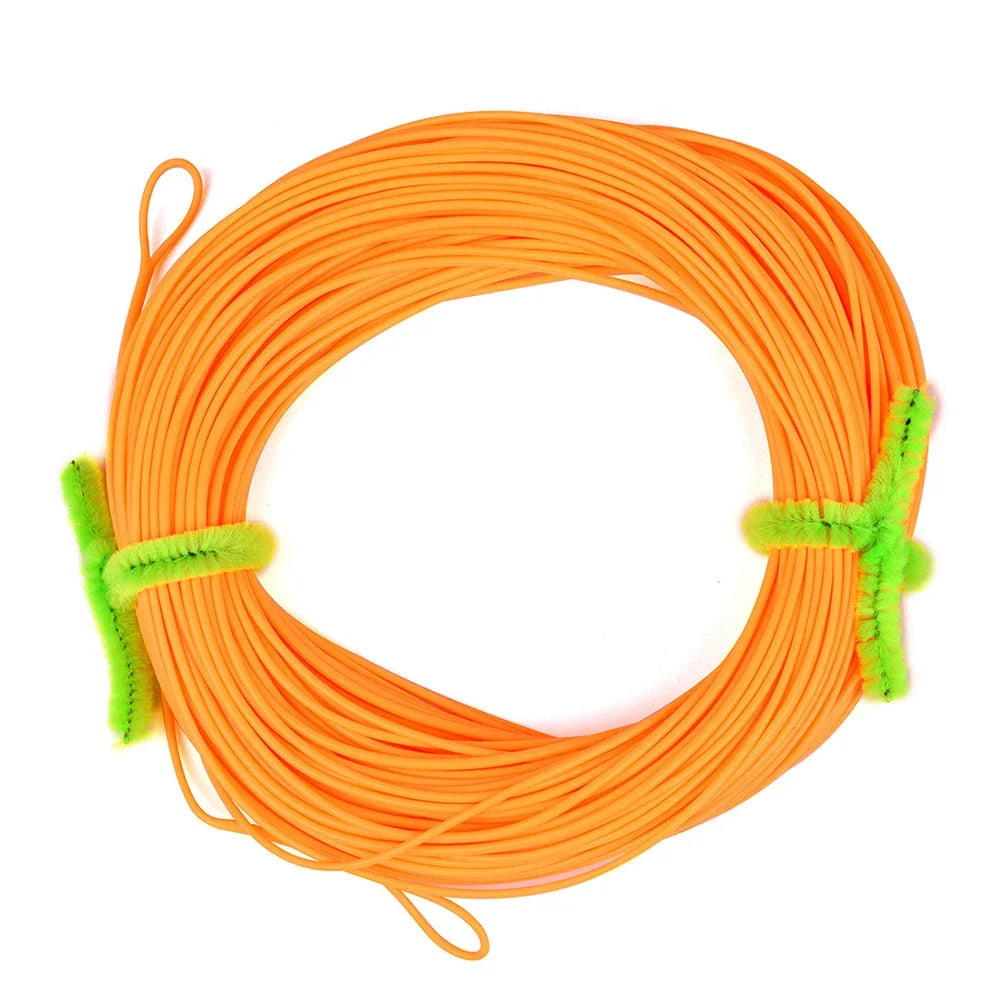 Fly Fishing Line 100FT/30.5M Weight Forward Floating Line 2 Loops 2F/3F/4F/5F/6F/7F/8F Fishing Line For Trout Fly Fishing Tackle