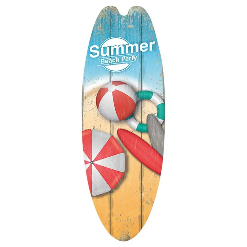 Wooden Surfboard Decor Home Wooden Surfboard Wall Sign Exquisite Appearance Wall Decoration For Home Decors Party Props And
