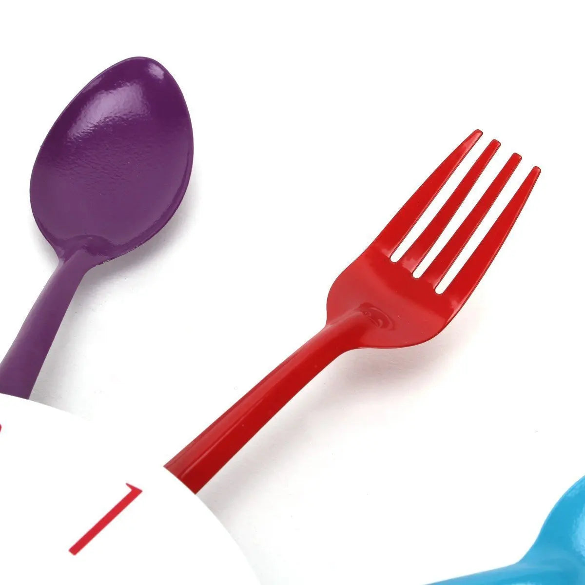 ABYN-Kitchen Wall Clock, 3D Removable Modern Creative Cutlery Kitchen Spoon Fork Wall Clock Mirror Wall Decal Wall Sticker Room