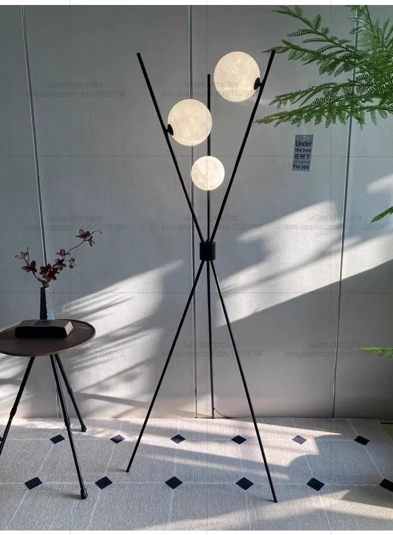 Ball Floor Lamp Living Room Lighting Designer Bedroom Sofa Environment Lamp Internet Celebrity Creative Floor Lamp Desktop Desk