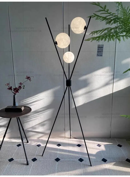 Ball Floor Lamp Living Room Lighting Designer Bedroom Sofa Environment Lamp Internet Celebrity Creative Floor Lamp Desktop Desk