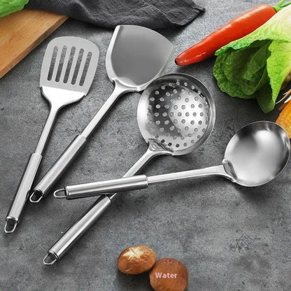 Kitchen Cookware Cooking Utensils Stainless Steel Shovel Soup Spoon Turner Utensils Dinnerware Cooking Tool Kitchen Gadgets