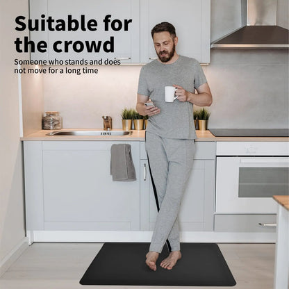 Kitchen Mat Cushioned Anti-Fatigue Rug,17.3"x 47.2",Thick Waterproof Non-Slip Kitchen Mats and Rugs Heavy Duty Ergonomic Comfort
