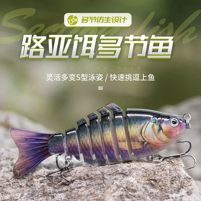 Ultimate Multi-Jointed Swimbait - Lifelike Sinking Lure, Targets Wide Range of Fish for Fresh & Saltwater Angling