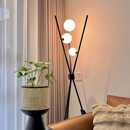 Ball Floor Lamp Living Room Lighting Designer Bedroom Sofa Environment Lamp Internet Celebrity Creative Floor Lamp Desktop Desk