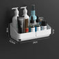 Bathroom  Kitchen Convenience Rack Shelf Makeup Storage Organizer Shower Shelf Cosmetics Shampoo Rack  Wall Spice No Drilling