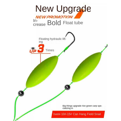 1Pc 4#7#9#12# Three Hook Fishing Hair Rigs Hook Suspension Anti Bottom Carp Fishing Hook Ready Made Pesca Carp Rigs Fishing Lure