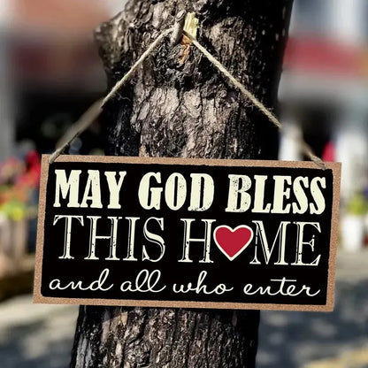 Decorative Hanging Door Signs Home Decor Hanging Wooden Hanging Signs Square Wooden Hanging Signs Living Room Bedroom Door Signs