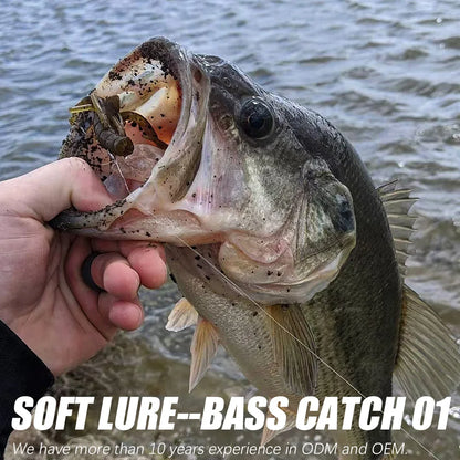 PEAK 6pcs Craws Soft Lures Soft Lure Fishing Lures shrimp Lobster Soft Plastic Lure Fishing Lures