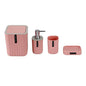 Bathroom Accessories Sets, Toothbrush Holder, Lotion/Soap Dispenser, Cup, Soap Dish, Classic Contemporary Modern Decorative