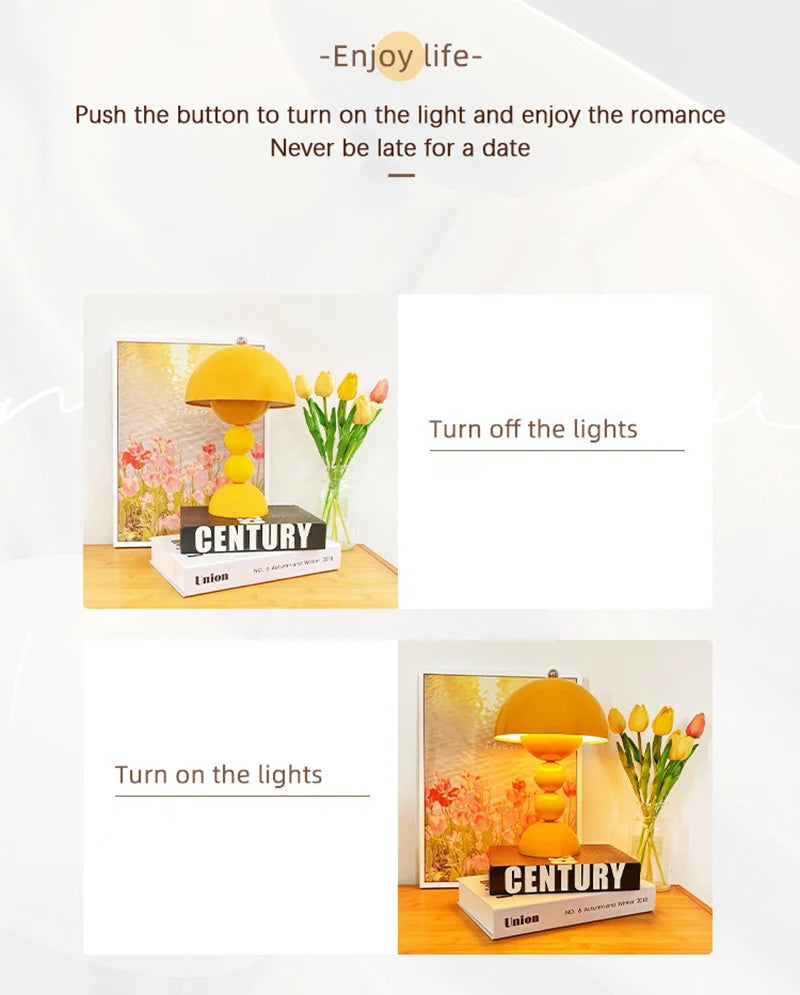 LED Table Lamp Interior Dimmable For Fixture Living Table Bedroom Bedside Room Home Decoration Night Nordic Lamps Desk Light