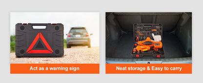 SucceBuy Electric Car Jack 3T Scissor Jack with Electric Impact Wrench 12V Portable Car Jack Lifting for SUV Truck Tire Change